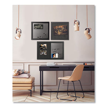 MasterVision® Black Shadow Message Board Set, Assorted Sizes And Colors, 3-set freeshipping - TVN Wholesale
